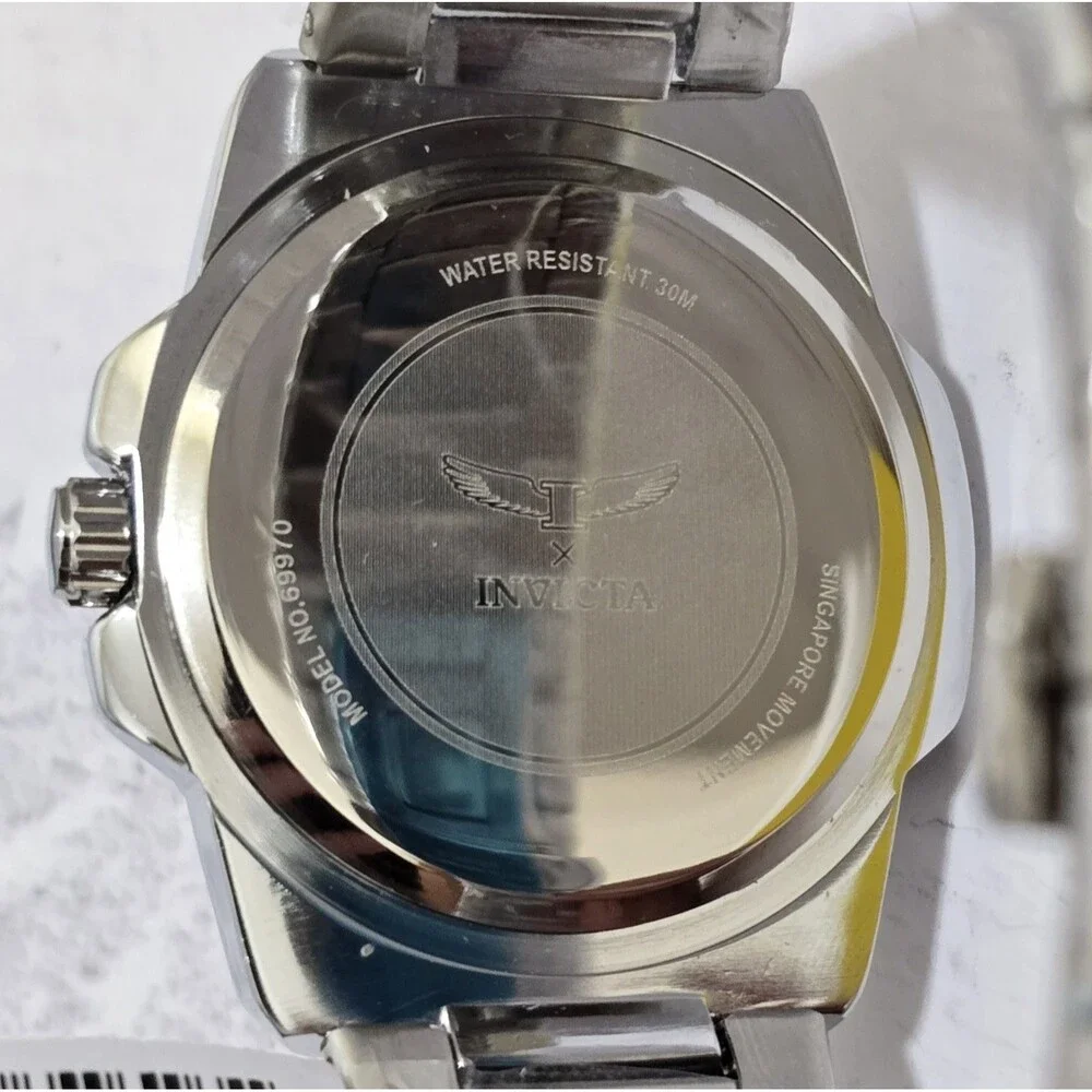Invicta Specialty Men's Watch 44mm Navy Blue Dial Silver 69970 Brand New